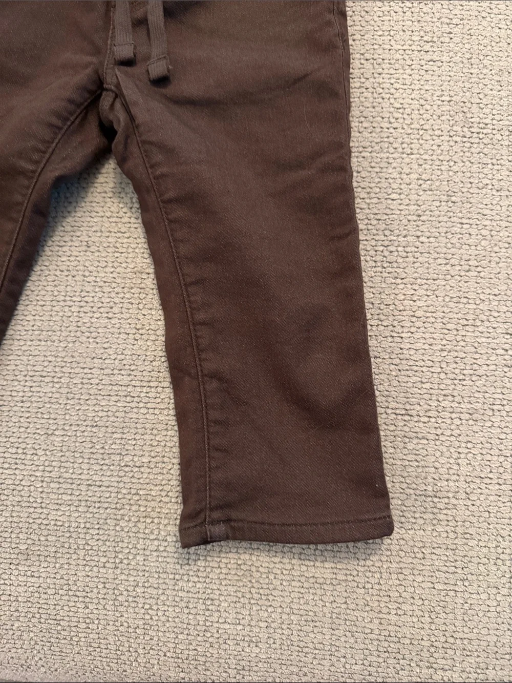 GAP Toddler Brown Pull-On Drawstring Jeans